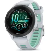 Garmin Forerunner 265S GPS Smartwatch, Whitestone/Neo Tropic