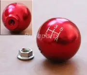 JDM Red aluminum ball style 5 speed Shift KNOB for 1996-2000 Honda Civic EK 5SP (for: Honda Civic)