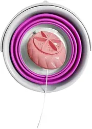 Foldable Washing Machine,Ultrasonic and Turbine Cleaning Folding Washing Machine | USB Powered Washing Machine, Compact Portable Washer for Apartment, Camping, Dorms Pochy