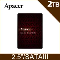 在飛比找PChome24h購物優惠-Apacer宇瞻 AS350X 2TB 2.5吋 SATA 