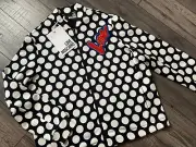 LOVE MOSCHINO POLKA DOT JERSEY JACKET SIZE 10-12 RETAIL BNWT