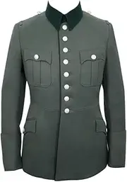 [militaryharbor] WW2 WWII German Heer M27 Officer Pioneer Gabardine Piped Dress Tunic Jacket II