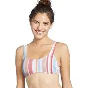 Xhilaration Girls Scoop Neck Bralette Bikini Top Multicolor Size XL(12-14) NWT