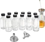 Shot Bottles with Caps | 12X Travel Size Ginger Shot Jars | 2 oz/60 ml Leak Proof Drinking Jars for Daily Use, Travel or Outdoor Activities