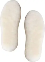 FRCOLOR 1 Pair Warm Fuzzy Insoles for Women Comfortable Winter Insoles Skin Friendly Safe Design for Various Shoe for Cold Weather Use