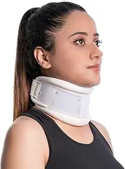 Wonder Care- Rigid Cervical Collar | Plastic Neck Support Brace Adjustable Height Collar Neck Support Brace It Stabilizes Vertebrae Neck Brace for Neck Pain and Support for Women & Men-Small