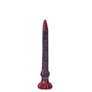 Fantasy Octopussy Platinum Silicone Dildo 16.4 Inch - Metallic Red