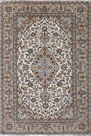Kashan - Hand Knotted Wool Rug - 293x200cms by Cyrus Rugs