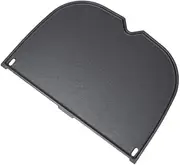 CAMPAQUIP Cast Iron Griddle | Fits Weber Q N Series | Q2000N | Q2200N | Q2600N+ | Q2800N+ | Half Cooking or BBQ Hot Plate | Heavy-Duty & Non-Stick | for Grilling & Searing