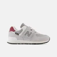 在飛比找PChome24h購物優惠-【New Balance】574 系列 中大童 休閒鞋 灰_