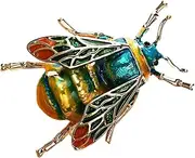 [LIFKOME] 1pc Bee Brooch Cartoon Brooch Costume Brooch Rhinestone Brooch Exquisite Brooch Bee Clothes Badge Breastpin for Clothing Vintage Safety Pin Novelty Scarf Holder Painting Oil