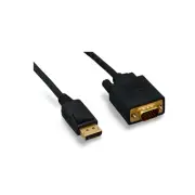 6ft DisplayPort to VGA Cable - Black