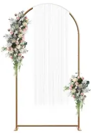 Aluminum Arch Backdrop Stand 6.6FT Wedding Arch Balloon Arch Stand