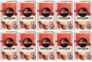 10 NESCAFE CAPPUCCINO Foamy Instant Coffee Drink Boxes 120g 4.2oz (80 servings)