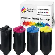 a Set BCMY Compatible Toner Cartridge for Fuji Xerox CT203346 CT203347 CT203348 CT203349 (15,000/11,000 (K/CMY) Pages) for Fuji Xerox ApeosPort VII C3321 C4421 CP4421 Docuprint CP475 CP475AP