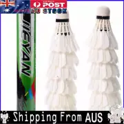 12Pcs Badminton Shuttlecocks Durable Gooes Feather Ball Sport Training❀Badminton