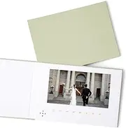 Digital Wedding Video Book with Gold Foil Heart, 7-Inch Display, 4GB Memory, 3 Hours HD Video