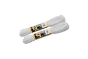 Grafters Flat 100cm Trainer Laces (White) (Pack of 15)