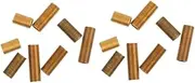 16 Pcs 1 Lighting Fittings Light Rods Light Fixture Threaded Rod Connecting Rods Hollow Threaded Tube for Lamps Light Connecting Rods Lamp All Thread Brass