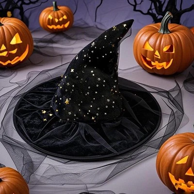 Halloween Witch Hat Gift Halloween Costume Accessory for Carnivals Festivals