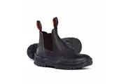 Mongrel Mens Oil Kip Elastic Side Safety Work Boots 240030 - Claret