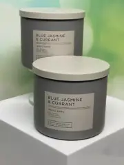 x2 Bath & Body Works Blue Jasmine & Currant 3-Wick Candles