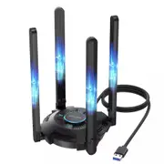 5400Mbps USB3.0 WiFi Adapter AX5400 2.4/5/6GHz Wireless Network Adapter MU-MIMO