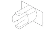 Genuine Volkswagen Reverse Sensor Bracket 7P6-919-491