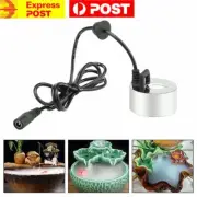 LED Ultrasonic Mist Maker Fogger Water Fountain Pond Atomizer Air Humidifier