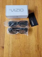 Vizio 3D Theater Glasses (2)pk NEW