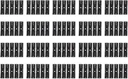 Binxind 20X AA/1.5V/PP3 Battery Holder/Connector Enclosed or Open with Switch, Battery Holder AA X 1 Holder PCB