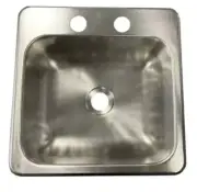 ZUHNE Drop-In Stainless Steel Single Bowl Kitchen, Bar ,Laundry Utility Sink