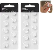 20Pcs Hearing Aid Domes for Oticon Minifit Open 6mm, Double Vent Bass Open Ear Domes Compatible with Oticon, Universal Silicone Hearing Aid Accessories