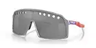 Oakley Sunglasses F Pilot Sutro Matte Fog/Yellow/Red w/Prizm Black OO9406-5637