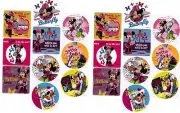 Disney Minnie Mouse Daisy Duck Bowtique BOW BFF Girls 20 large Stickers