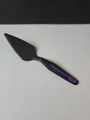 Tupperware Cake Cutter Pie Slicer Server Cut N Serve 12" Black & Purple sale "