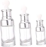 ADOCARN 3pcs Essential Oil Dispensers Glass Bottles Refillable Dropper Bottles for Perfume Mini Toiletries