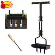 Soil Aerator Tool Coring Garden Tool with Soil Corer Collector for Lawn Care