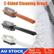 2 Sides Cleaning Brush Kit Suede Leather Nubuck Shoes Boot Cleaner Stain Dust CF