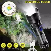 Lamparas De Mano Recargables LED Linternas Alta Potencia 1200000 Lumens Potente