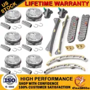 Timing Chain & Piston Ring For Kia Sorento Sedona Cadenza Hyundai Santa Fe 3.3L