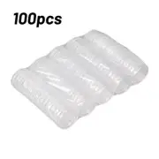 100x Clear Round Plastic Coin Container Tool Storage Box Holder Case 39mm Useful
