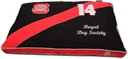 PETFAB Classic Cover for Comfort Dog Cushion Filling Size: 120 x 80 x 9 cm, Colour: Black