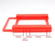 2.5 to 3.5" SSD HDD Mounting Adapter Bracket Dock Holder Mounting Caddy Red