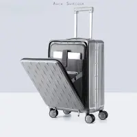 在飛比找蝦皮購物優惠-Aucx 鋁框行李箱 全開口多功能可放筆電 180° 前開 