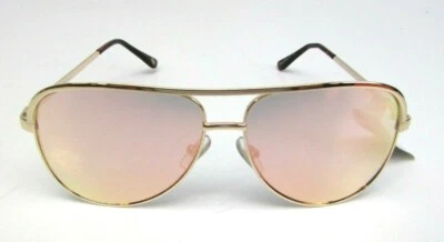Nine West Woman's Gold Sunglasses See Description 32558RNJ653 MIR MID 100% UV