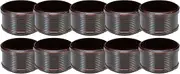 Fukui Craft Ohitsu (Japanese-Made in Japan) Commercial Set (Amazon.co.jp Exclusive) Fukui Craft Ohitsu Rice Bowl (Small), Tamunai Vermilion Coating (Parent) (10 Guests)