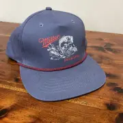 Miller High Life Snap Back Baseball Cap Trucker Hat Bass Fishing & Beer Drinking