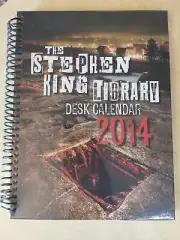 Stephen King 2014 Desk Calendar With Pictures and Writings By the Author NOS