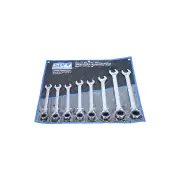 SP Tools 8Pcs Gear Drive ROE Spanner Set - 15 Degree Offset Metric Wrench Cr-V